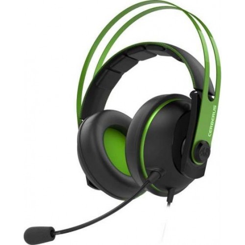 ASUS Cerberus Stereo Gaming Headset Compatible with PC/Mobile GREEN