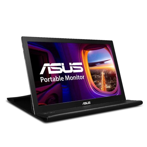 شاشة Asus (MB168B) مقاس 15.6 بوصة عالية الدقة ومحمولة بمنفذ USB فائقة النحافة
