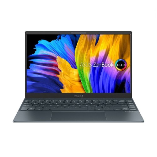 ASUS ZenBook 13 OLED UX325EA-OLED005T Laptop With 13.3-Inch Display, Core i5-1135G7 Processor/8GB RAM/512GB SSD/Intel Iris Xe Graphics/Windows 10/Backlit-Eng-Arb-KB Pine Grey
