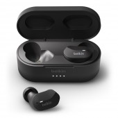 BELKIN AUC001btBK TRUE WIRELESS SWEATPROOF IN-EAR HEADPHONES, BLACK