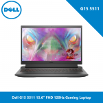 Dell G15 5511 15.6" FHD 120Hz Gaming Laptop, Intel Core i7-11800H, NVIDIA GeForce RTX 3050 4GB, 16GB RAM, 512GB SSD, Backlit Keyboard, Windows 11 Home
