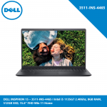 DELL INSPIRON 15 – 3511-INS-4465 I Intel i5 1135G7 2.40Ghz, 8GB RAM, 512GB SSD, 15.6" FHD Win 11 Home, Eng-Arab Kb