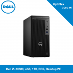 Dell OptiPlex 3080 MT - i5-10500, 4GB, 1TB, DOS, Desktop PC