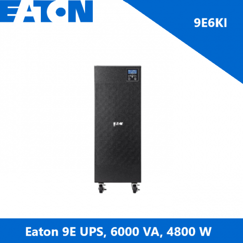 Eaton 9E6KI 9E UPS، 6000 VA، 4800 واط، الإدخال: سلكي، الإخراج: سلكي، برجي