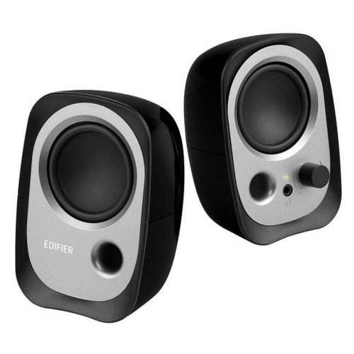 Edifier (R12U-BK) Stereo 2 Watt 2.0 Channel USB Bookshelf Speaker Bk