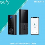 Eufy T8520111 Smart Lock Touch & Wi-Fi (Black)
