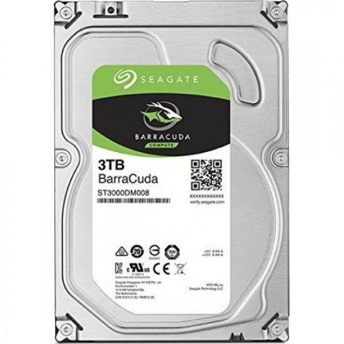 Seagate 3TB ST3000DM007 3TB BarraCuda Desktop HDD SATA 6Gb/s 64MB Hard Drive