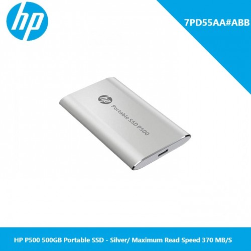 Disque SSD portable HP 7PD55AA#ABB P500 500 Go