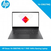 HP Omen 16-C0027NQ 16.1" FHD 144Hz Gaming Laptop, AMD Ryzen 7-5800H, 7ms, 16GB DDR4 RAM, 512GB SSD, Nvidia GeForce RTX 3050Ti 4GB, Windows 11 Home