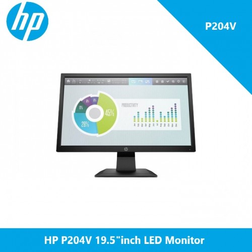 Moniteur LED HP P204V 19,5"