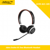 Jabra 6599-823-309 Evolve 65 Duo Bluetooth Headset, Skype for Business