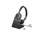 Jabra (6599-823-499) Evolve 65 UC Stereo Bluetooth & USB Headset with Charging Stand