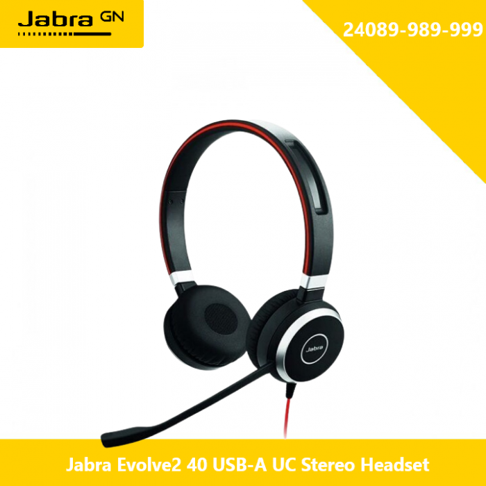 Jabra Evolve2 40 USB-A Duo MS