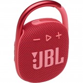 JBL Clip 4 Portable Bluetooth Speaker, Red