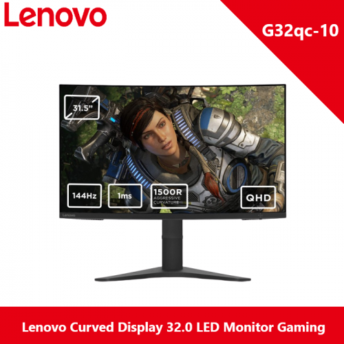 Lenovo Curved Display 32.0 LED Monitor Gaming G32qc-10