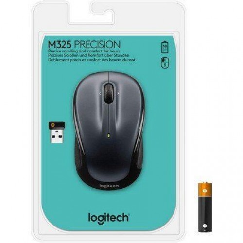 Logitech (910-002334) Wireless Mouse M325 Light Silver