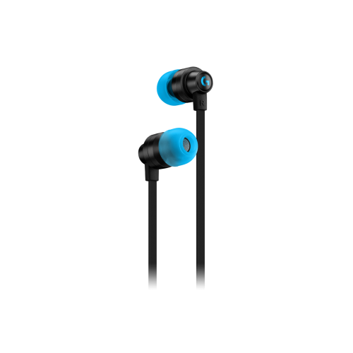 Logitech G333 Gaming Black PC Earphones (3.5 mm connector and included USB-C adapter) Headset Compatible Device With PC - 981-000924