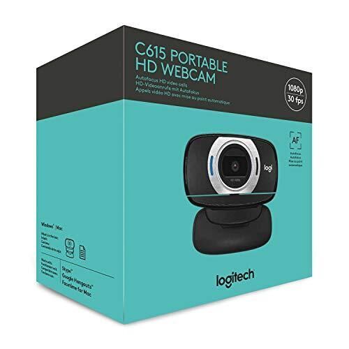 Logitech (C615) Portable HD 1080p video calling with autofocus