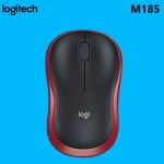 Logitech M185 Wireless Mouse Red