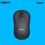 Logitech M220 Wireless Mouse Silent Charcoal