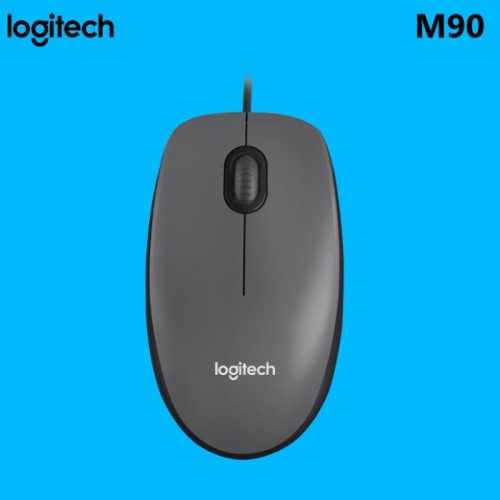 Logitech 910-001793 M90 Wired Mouse Black