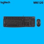 Logitech (MK120) Corded Keyboard and Mouse Combo EN/AR