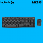 Logitech MK295 Silent Keyboard Mouse Combo, Black