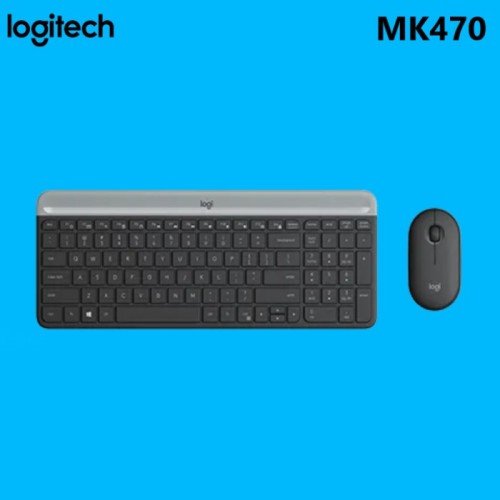 Logitech 920-010069 MK470 Combo Keyboard and Mouse English Black/Grey