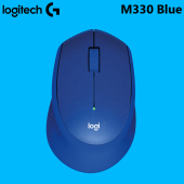 Logitech Wireless Mouse Slient Plus M330 Blue