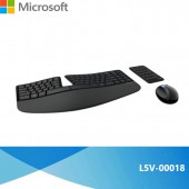 Microsoft L5V-00018 Sculpt Ergonomic Desktop Keyboard, Mouse and Numeric Pad Set