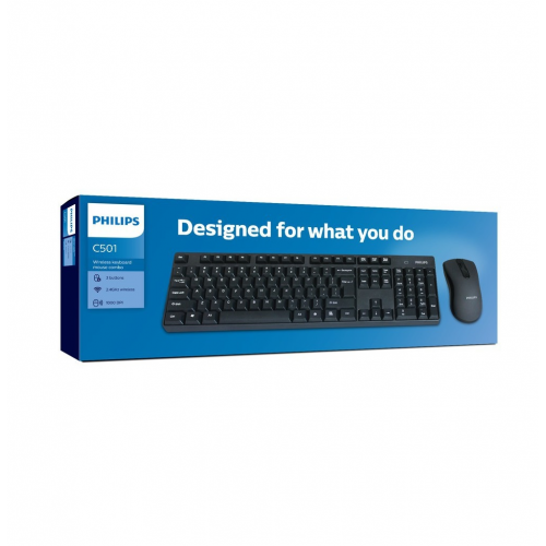 Philips (C501) Wireless Keyboard and Mouse Combo