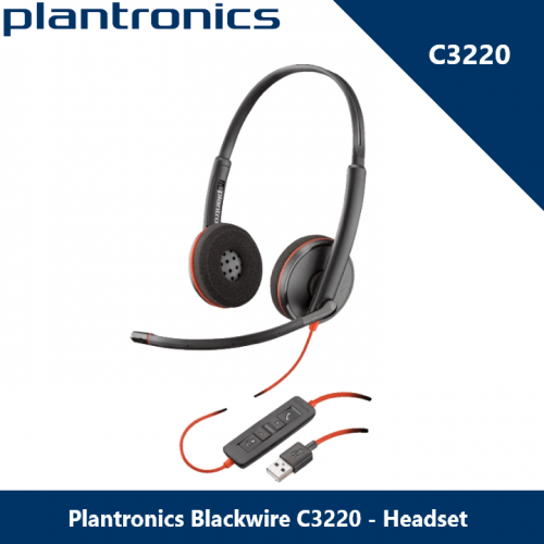 Plantronics Blackwire C3220 - Headset - 80S02A6