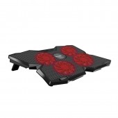 Promate AirBase‐3 Ergonomic Laptop Cooling Pad with Silent Fan Technology