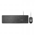 Promate Combo‐KM2 Wired Compact KeyBoard & Mouse