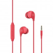 Promate Comet HD Stero In-Ear Wired Earphone, Red