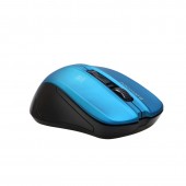 Promate Contour Comfort Performance Wireless Ergonomic Mouse, Blue