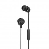 Promate Ice Enhanced In-Ear Wired Earphones, black