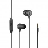 Promate Ingot Stereo In-Ear Wired Earphones, Black