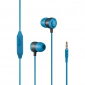 Promate Ingot Stereo In-Ear Wired Earphones, blue