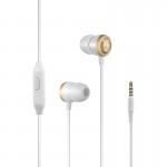 Promate Ingot Stereo In-Ear Wired Earphones, Gold