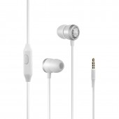 Promate Ingot Stereo In-Ear Wired Earphones, silver