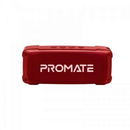 Promate OutBeat 6W High Fidelity Rugged Wireless Speaker, Red