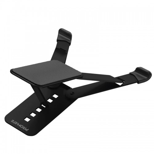 Promate PocketMount Portable Laptop Stand, black
