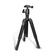Promate Precise‐155 5 Sections Aluminium Alloy Tripod with Quick-Release Plate