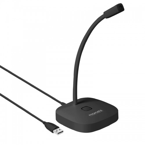 Microphone Promate ProMic‐1 avec col de cygne flexible