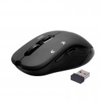 Promate Slider Optical Tracking Wireless Ergonomic Mouse, black