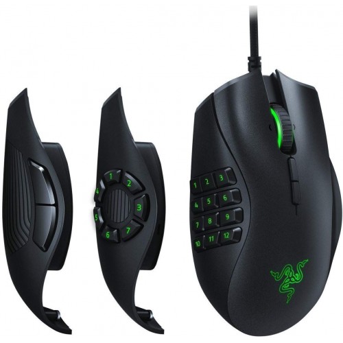 Razer (RZ01-02410100-R3M1) Naga Trinity Gaming Mouse Black
