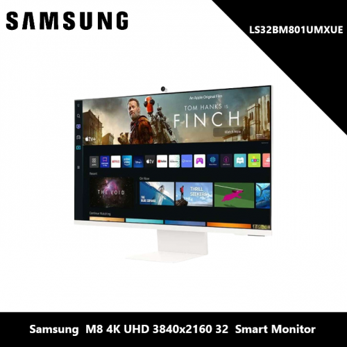 Samsung M8 4K UHD 3840x2160 32 Smart Monitor, Resolution, White