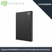 Seagate STHH2000400 One Touch 2TB Portable External Hard Drive (Black)