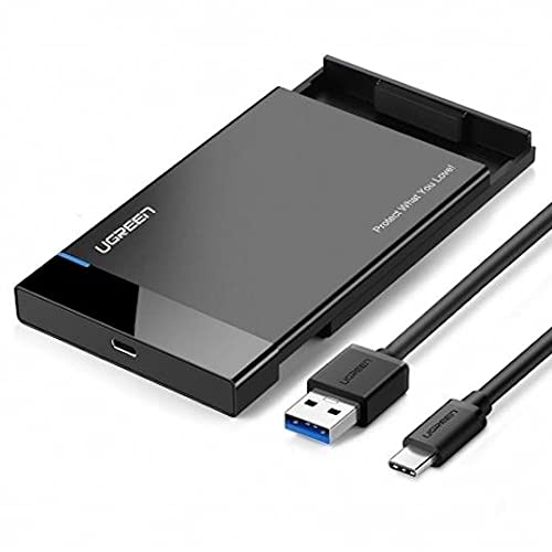 UGreen US221 USB C 2.5" SATA III Hard Drive Enclosure - 30848